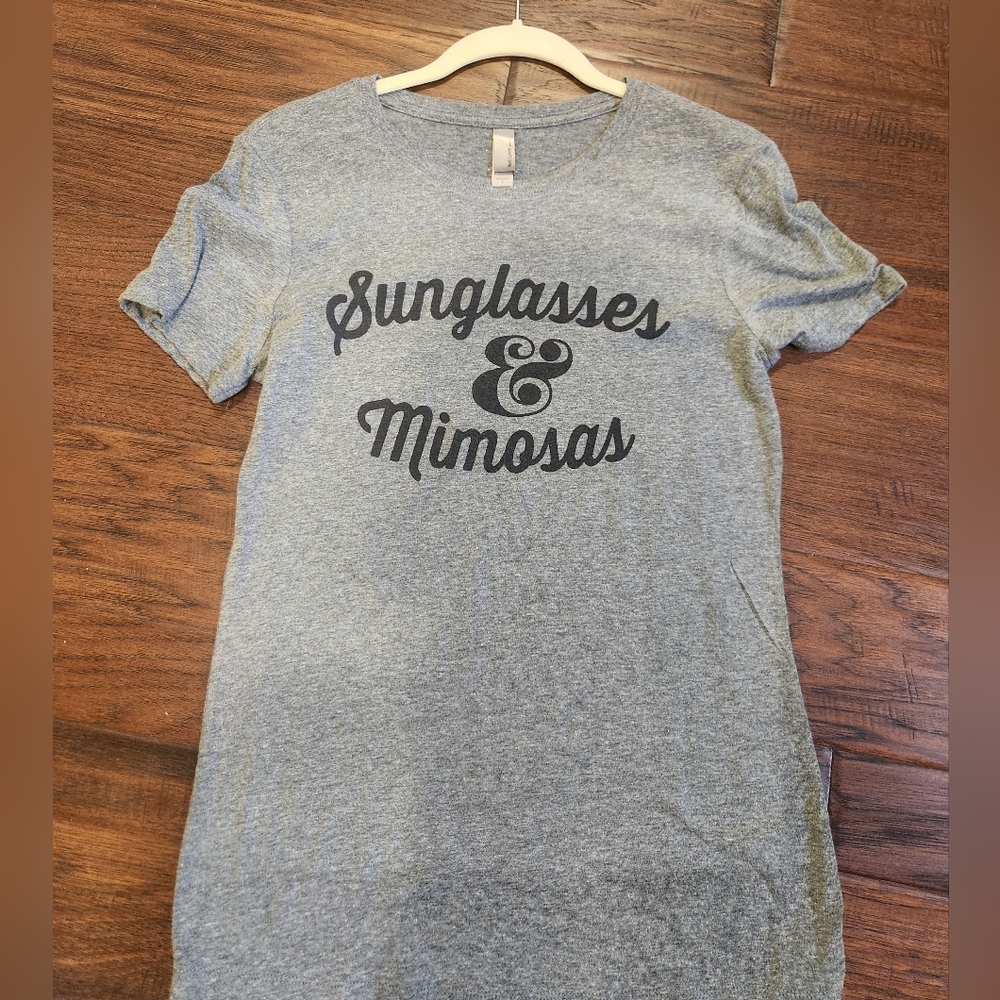 NNT Super soft, 'Sunglasses & Mimosas' women's tee, large